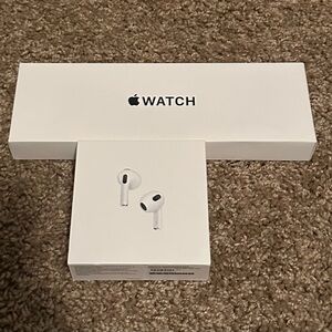 New AirPods and Apple Watch